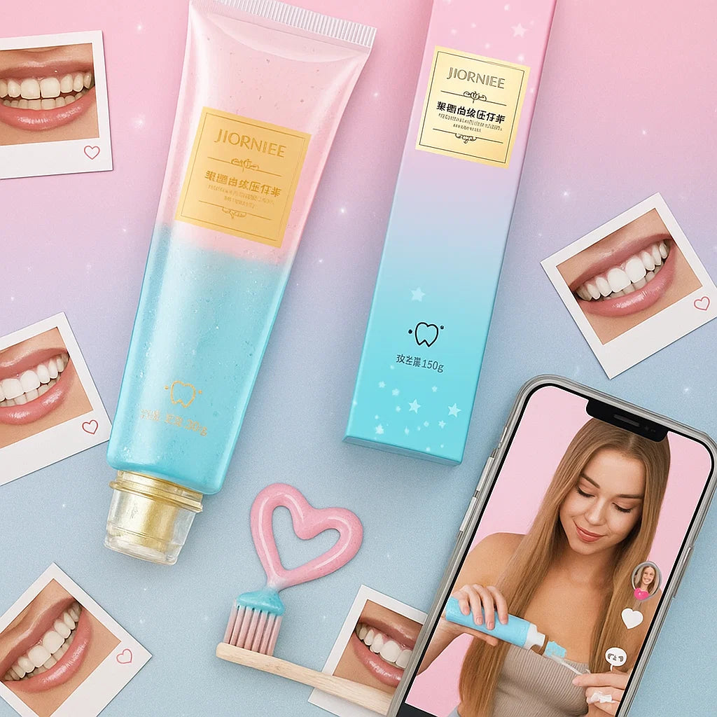 Hollywood White Smile in 7 Days - Niacinamide Whitening Toothpaste