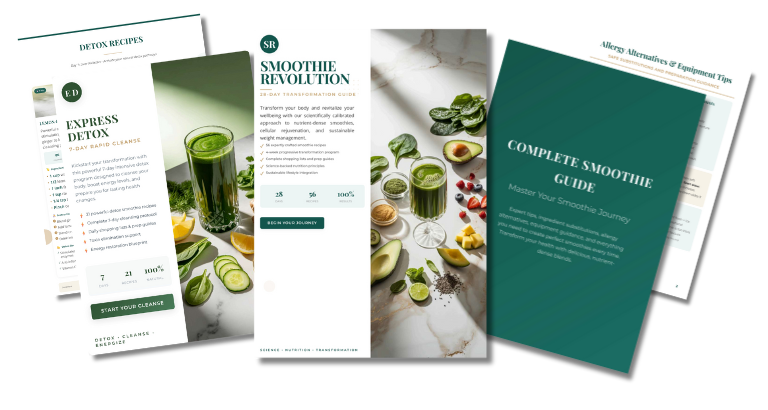 Smoothie Revolution Diet Programs - Digital PDF Ebook