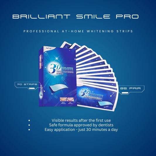 BRILLIANT SMILE PRO - Professional At-Home Whitening Strips