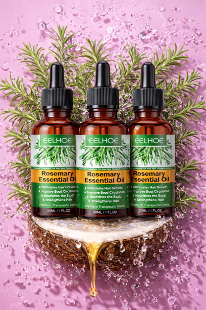 EELHOE Rosemary Hair Growth Oil - Professional Formula, Natural Results